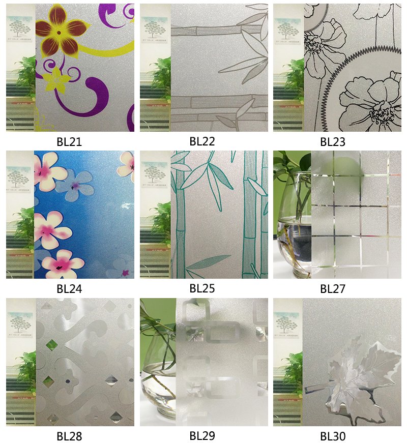 3D Patterns Graphic Relief Embossing Window Glass Film