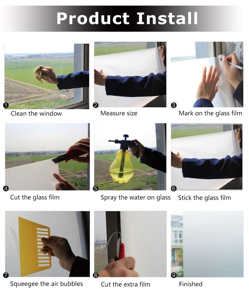 3D Patterns Graphic Relief Embossing Window Glass Film