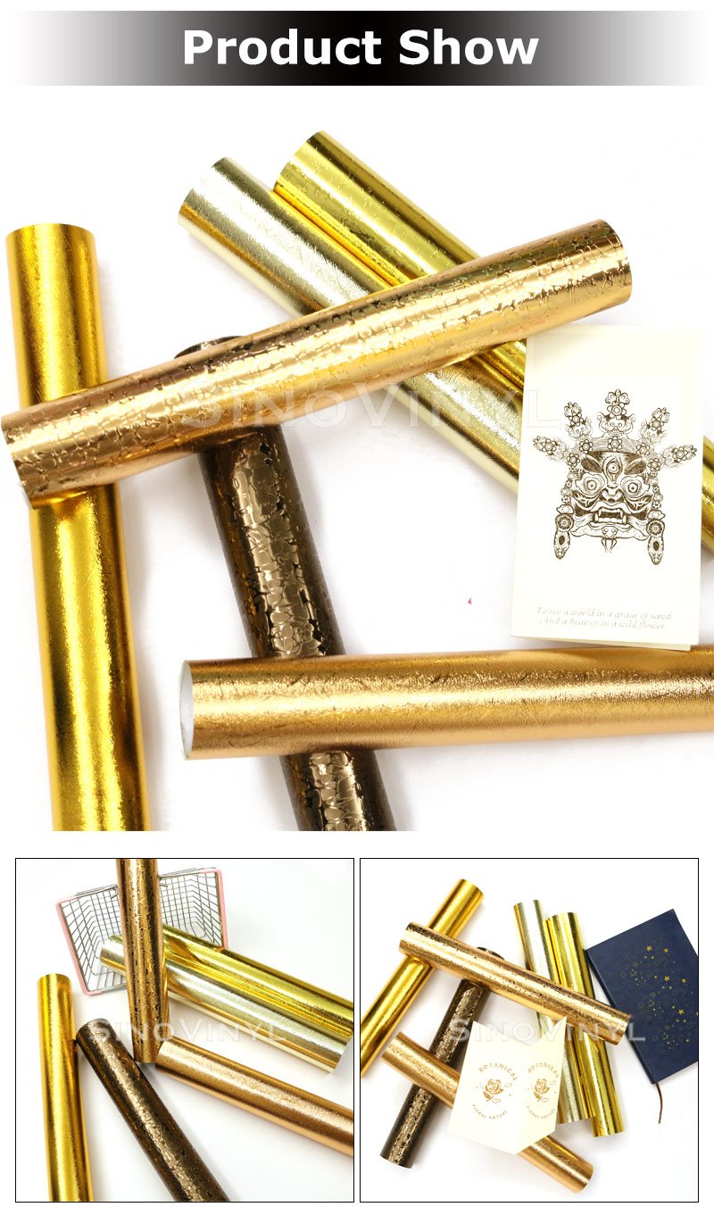 Metal Pattern Decoration Gift Craft Self Adhesive Cutting Vinyl