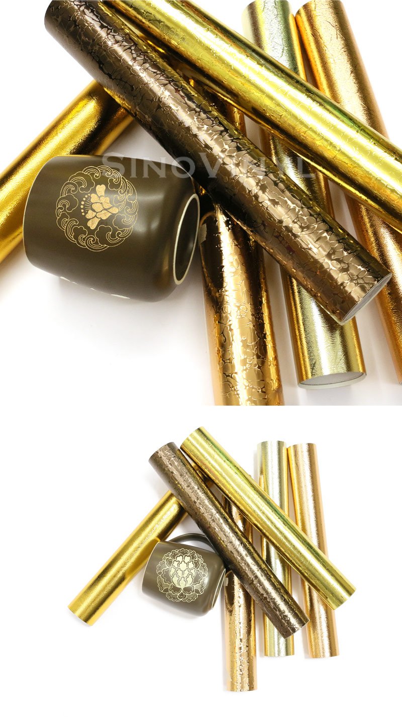 Metal Pattern Decoration Gift Craft Self Adhesive Cutting Vinyl