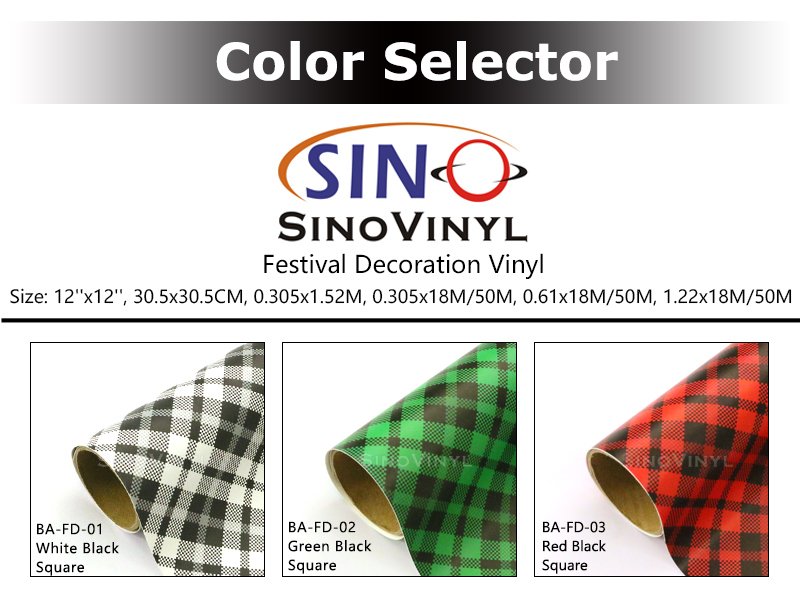 Christmas Festival Decoration Permanent Adhesive Vinyl