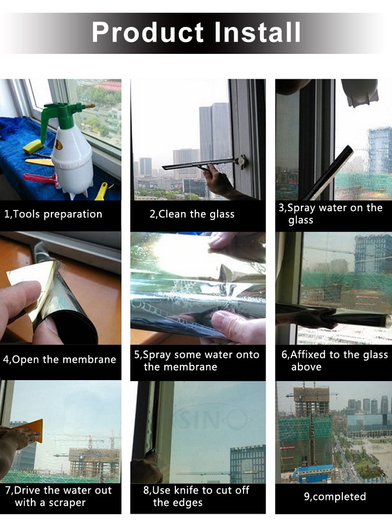 Colored Building Window Glass Tint Film