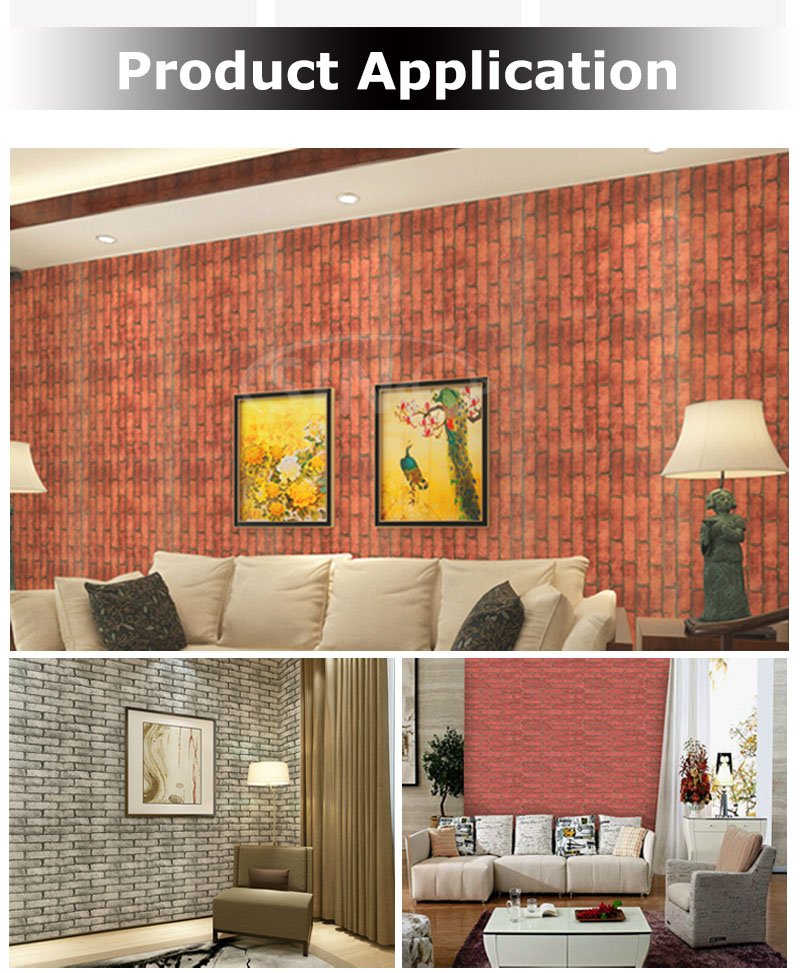 Marble Brick Texture Self-adhesive Wallpaper