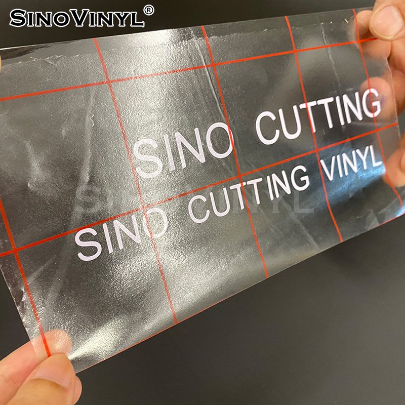 Matériel d'affiche Transparent DIY Craft Cricut Application Film Rouleau de ruban de transfert auto-adhésif pour vinyle