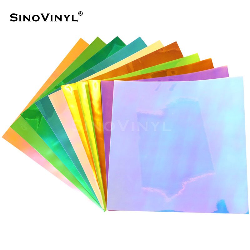 Factory Price Chrome Rainbow Durable Permanent Self Adhesive Custom Vinyl 12